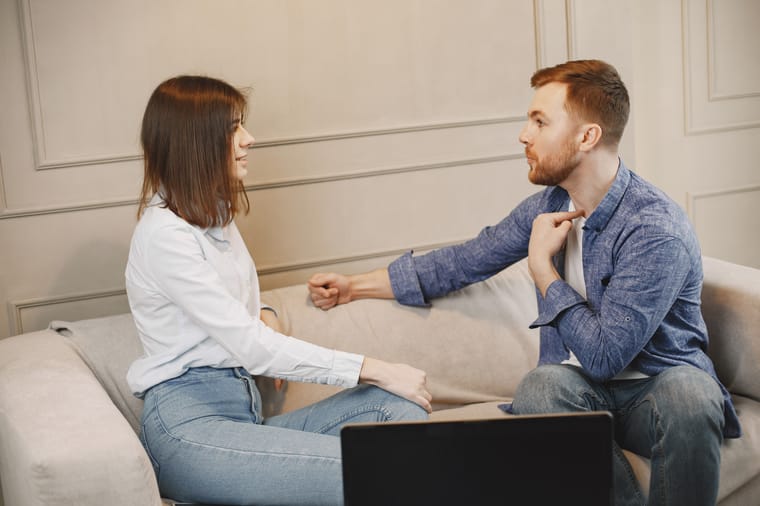 چطور بعد از آرام شدن با او صحبت کنی